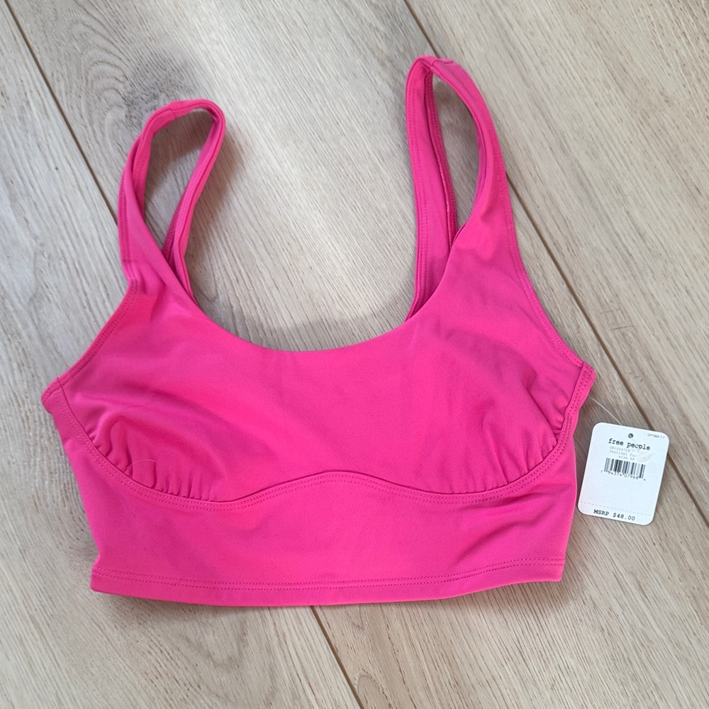 Free People festival fuschia Sports Bra Sz XS NWT!